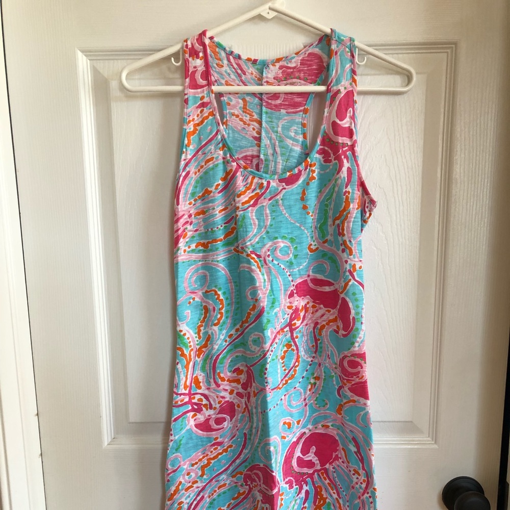 Lilly Pulitzer Tank Dress jellies be jammin’ print